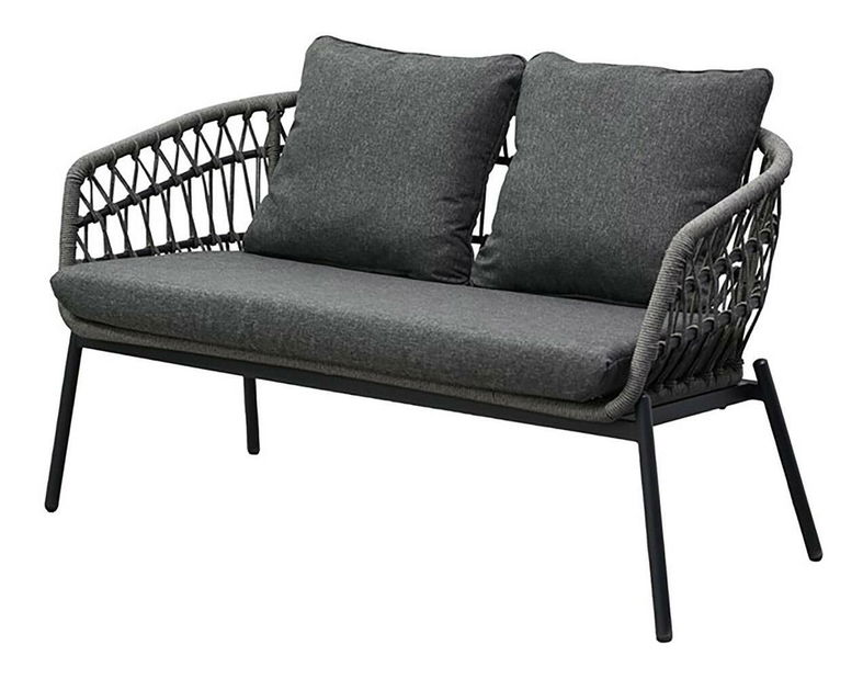 Zahradní sestava Artefactos (antracit + tmavě šedá) (pro 4 osoby)