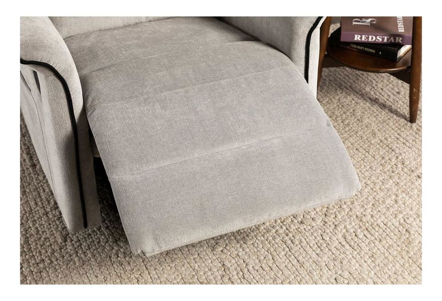 Polohovací křeslo Trato (lanýžová)