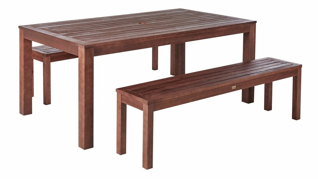 Zahradní set Tara (tmavé dřevo)