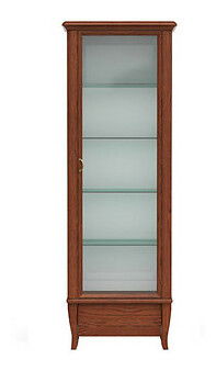 Vitrína BRW Orland REG1W1S/60 (Dub Mocca)