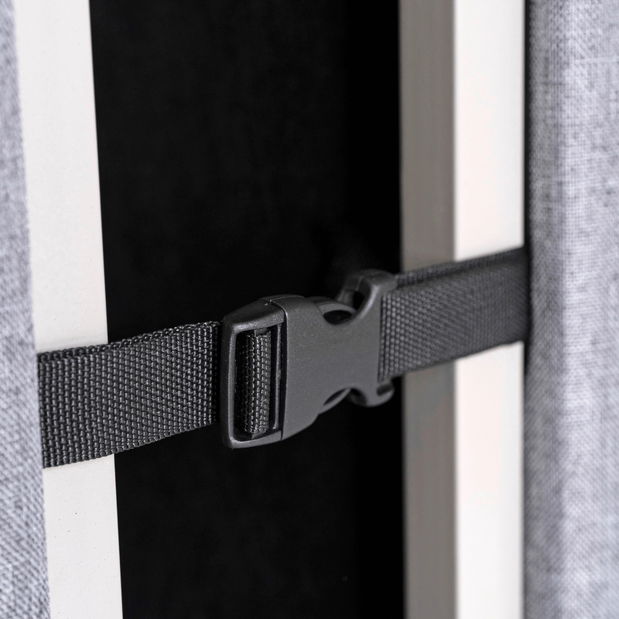 Zahradní lehátko Velar (šedá)