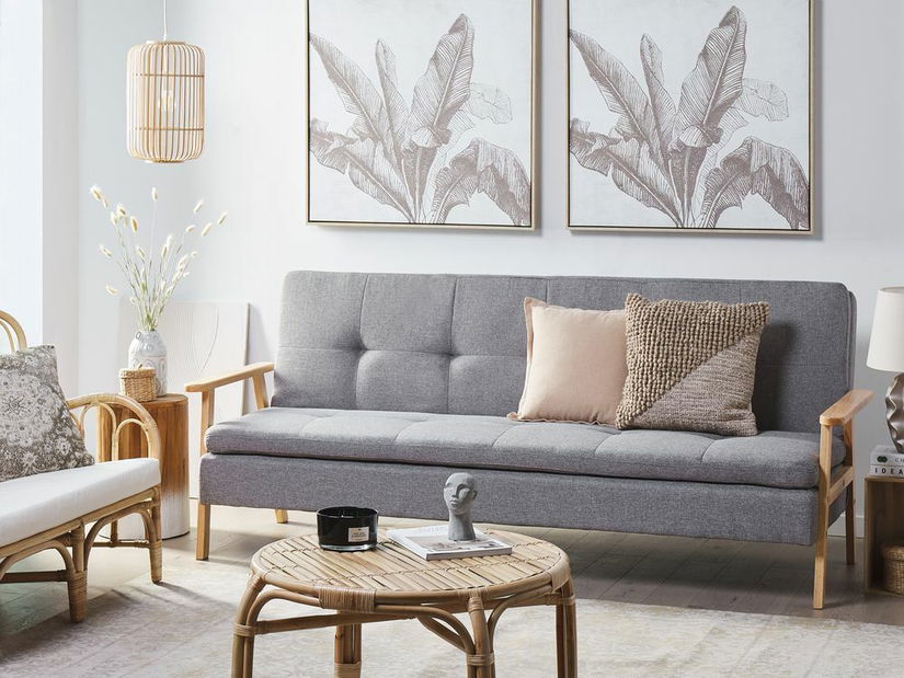 Pohovka dvousedačka Turku (světle šedá)