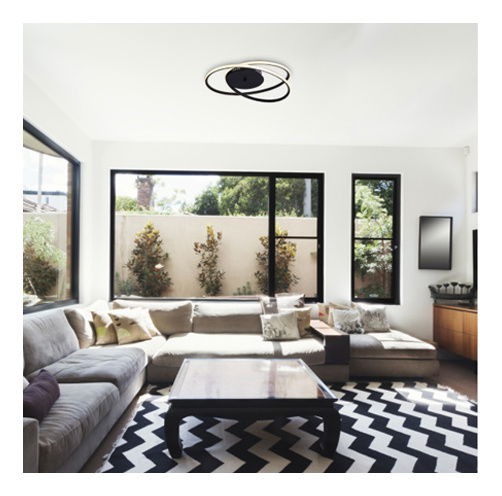 Stropní svítidlo Marrite (zlatá + černá)