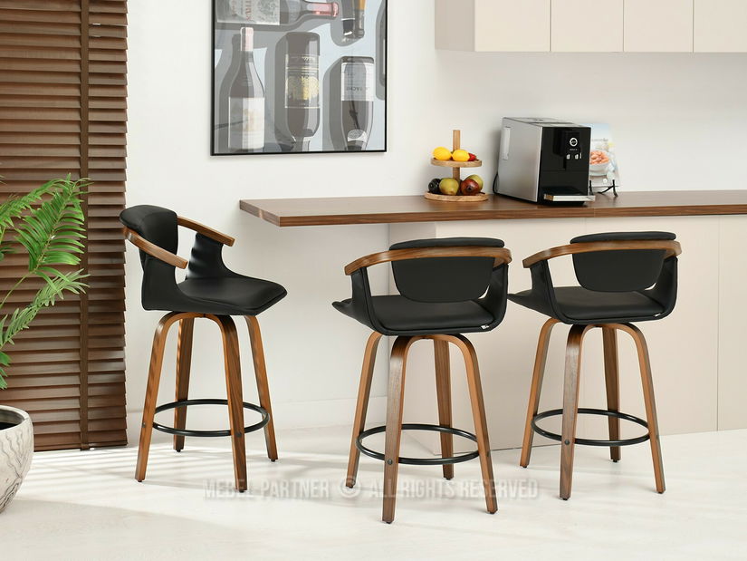 Židle Max H (ořech tmavý + ořech)