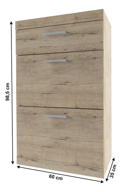 Botník Oscroft 2K1S (dub san remo)