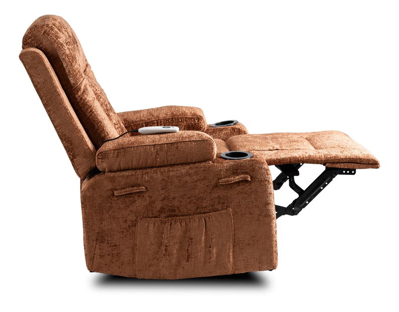 Masážní křeslo Banesto (hnědá)