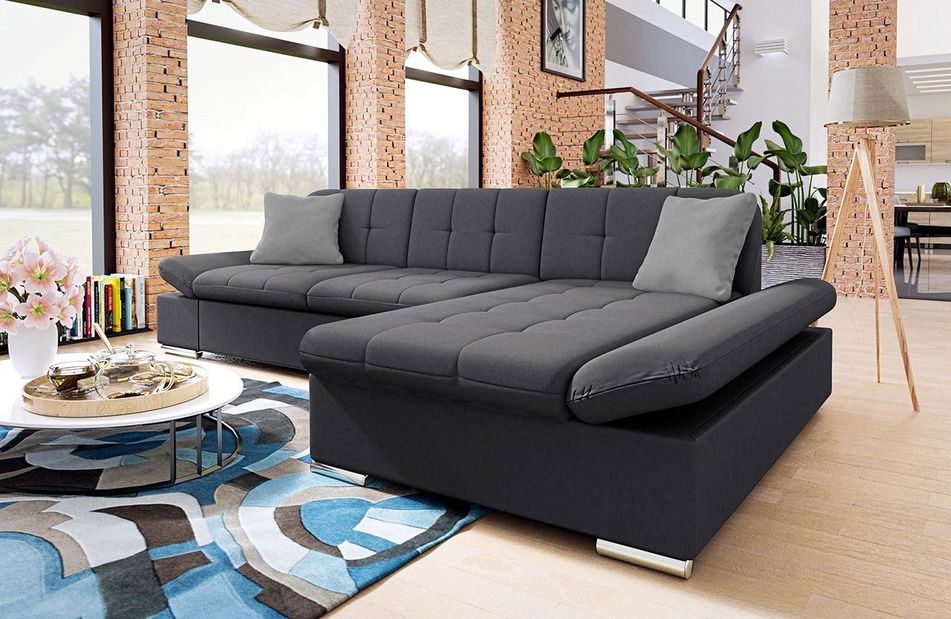 Sedací souprava Laviva (zelená + zelená + šedá) (P) *výprodej