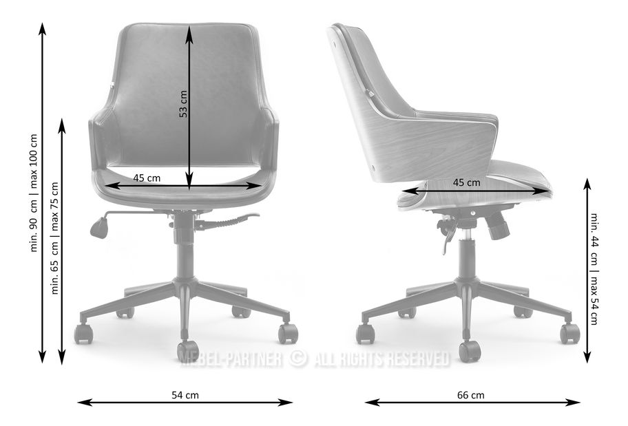 Židle Oscaro (dub černý + černá)