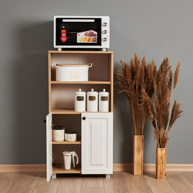 Příborník Tuvantille 17 (dub safírový + ořech)