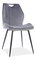 Jídelní židle Althea (šedá + černá)