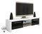 TV stolek/skříňka Freddy (bílá + lesk černý)