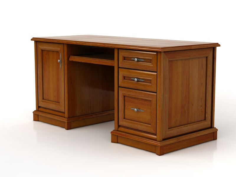 PC stolek BRW KENT EBIU 158K (Kaštan)