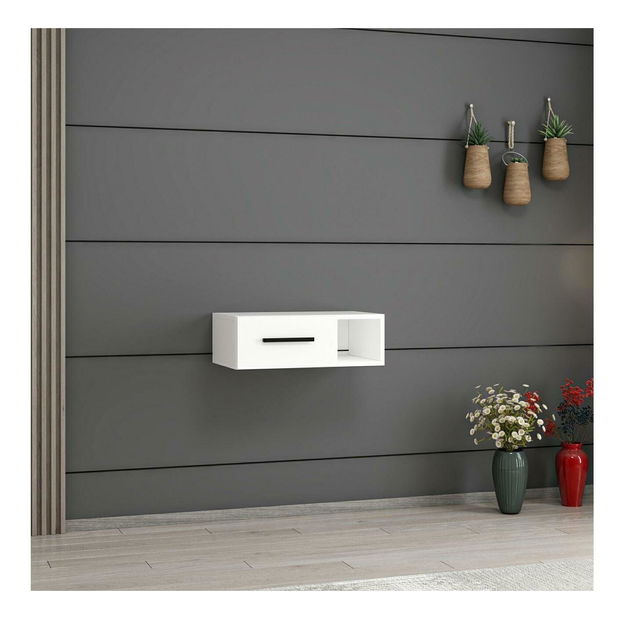  Závěsná skříňka Nemake 4 (bílá)