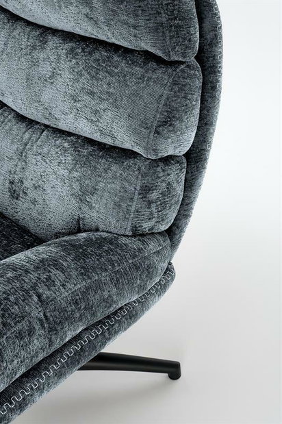 Houpací křeslo Dadario (šedá)