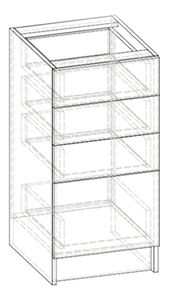 Dolní kuchyňská skříňka Lenna LV-13 (sonoma světlá)
