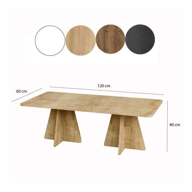 Konferenční stolek Kabivo 2 (dub safírový)