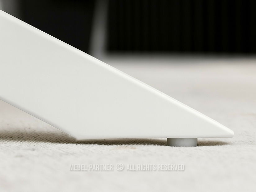 Konferenční stolek Fantoches (mramor + bílá)