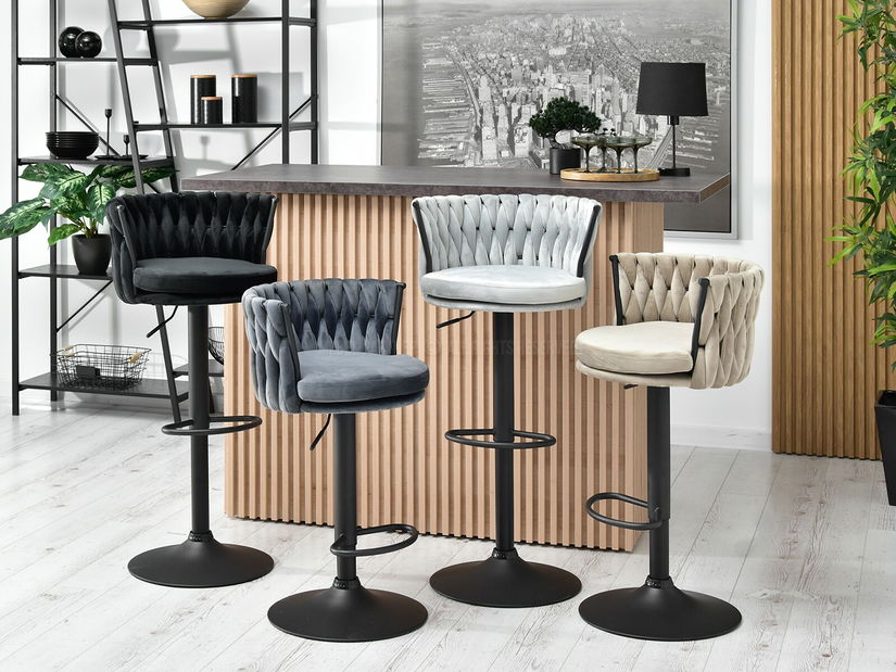 Židle Adel (grafit + černá)