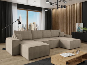 Rohová sedací souprava U Miramos U (cappuccino)