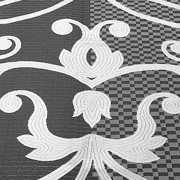 Přehoz na postel 210x170cm Simon (metalická)