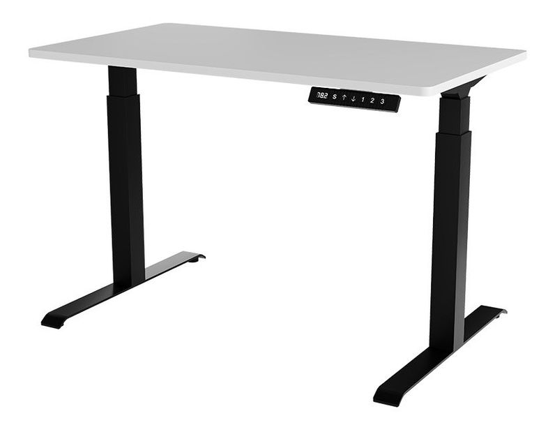 Elektrický výškově nastavitelný PC stůl Fega 121 (bílá + černá)