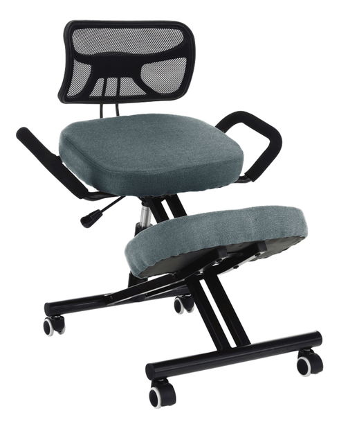 Ergonomické kancelářské křeslo Rumun (šedá + černá)