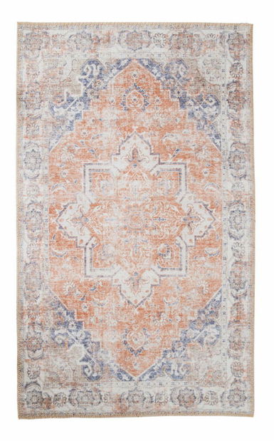 Koberec Hemeria 8 (modrá + oranžová)