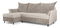 Rohová sedací souprava Goofy (L) (světlobéžová)