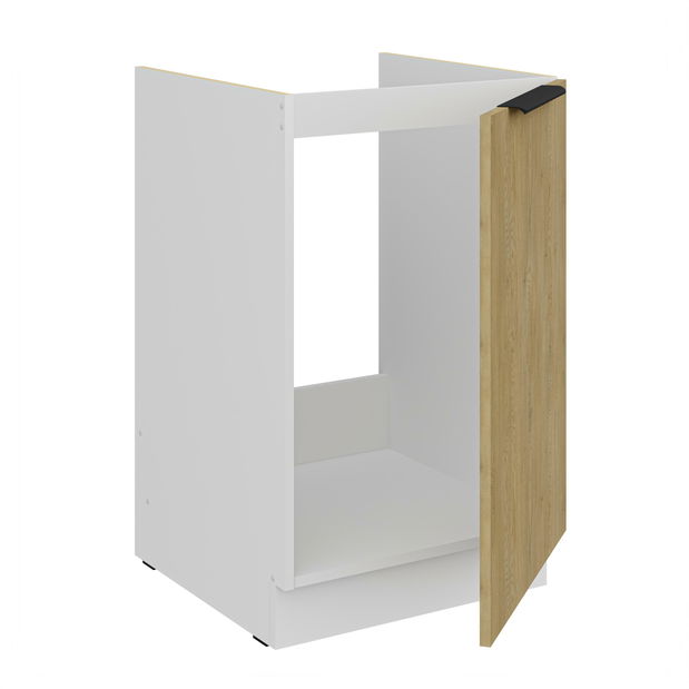 Dolní kuchyňská skříňka pod dřez Carminia 50 ZL 1F BB (dub cremona + bílá)