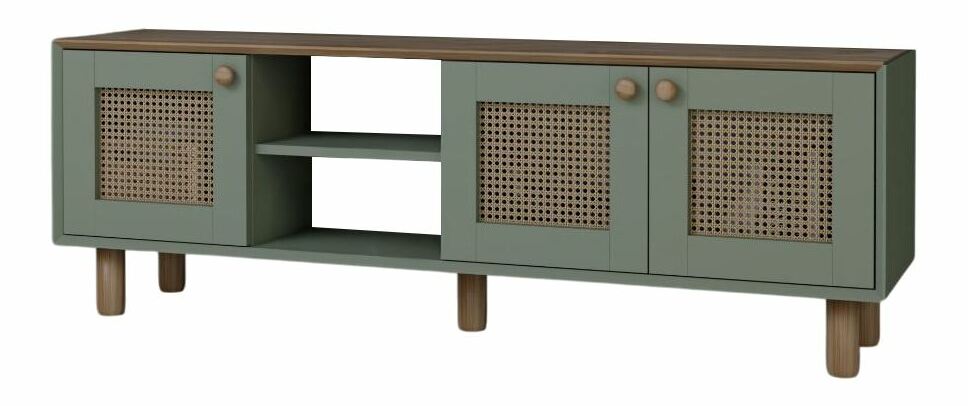 TV skříňka Bohema (norková + travertin)