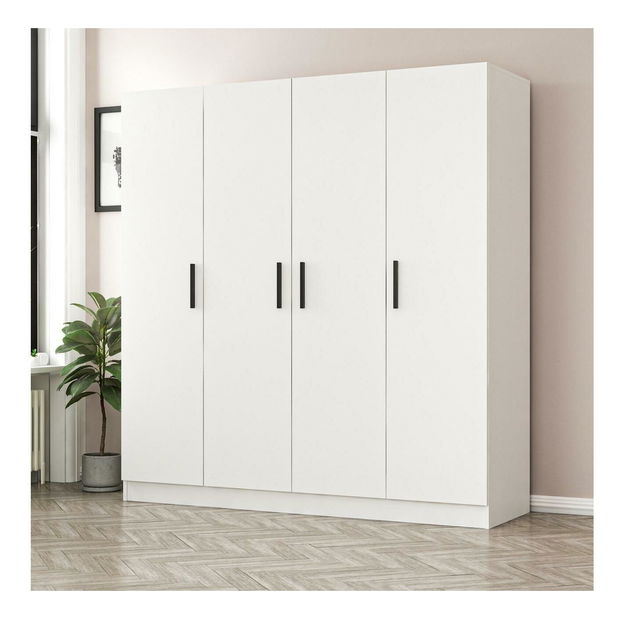 Šatní skříň Kalia 3804 (bílá)