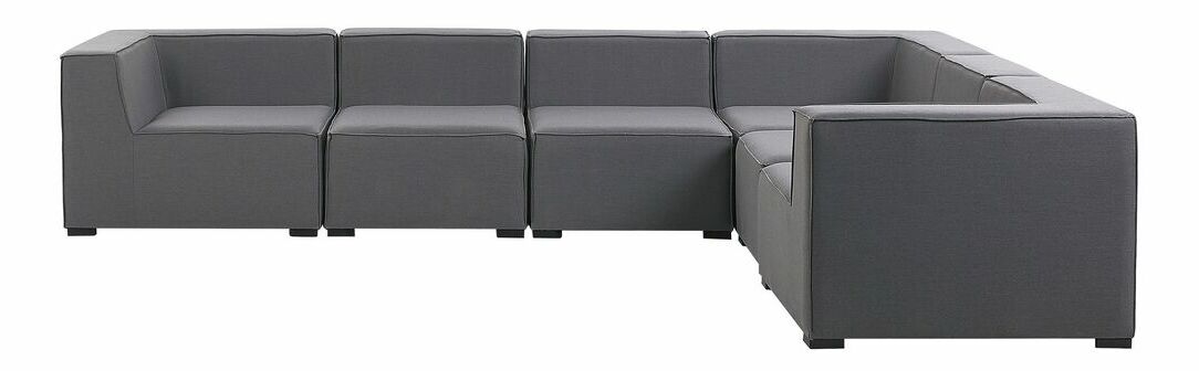 Zahradní sedací souprava ARRIVE (šedá) (pro 7 osob)