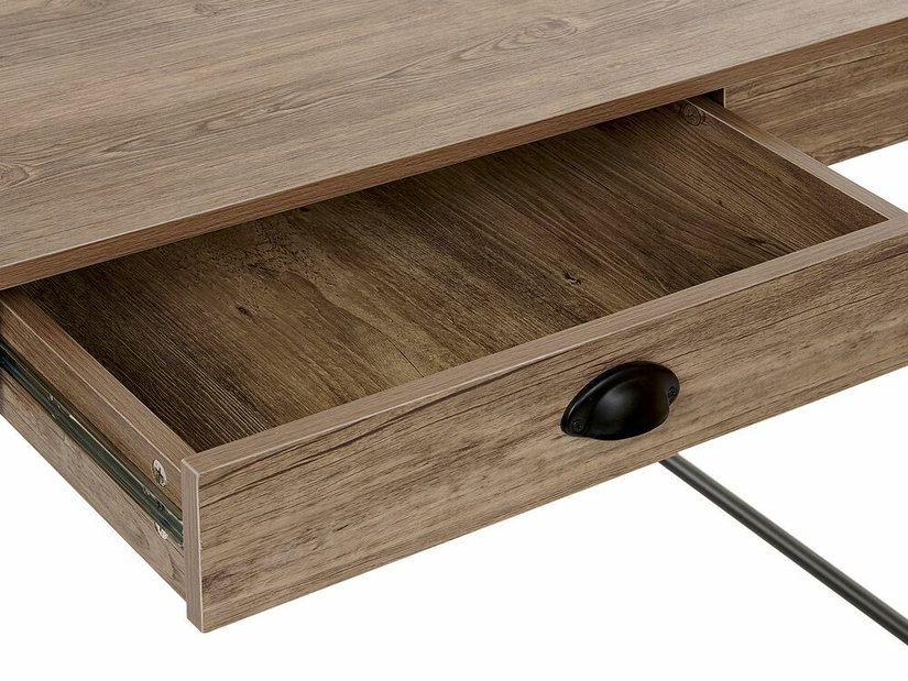 Psací stůl COSTO (120 x 60 cm) (MDF) (tmavé dřevo)
