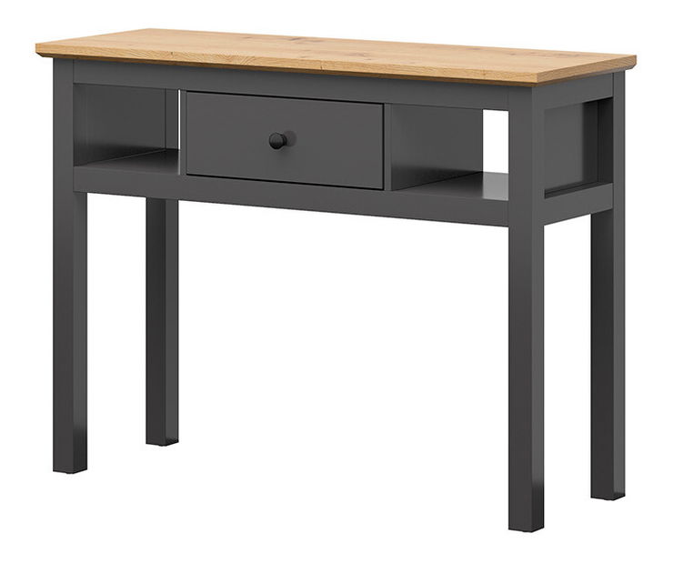 Toaletní stolek BRW Hesen TOL1S/9/11 (grafit + dub artisan)
