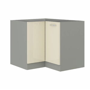 Dolní rohová kuchyňská skříňka Pleitton (béžová)