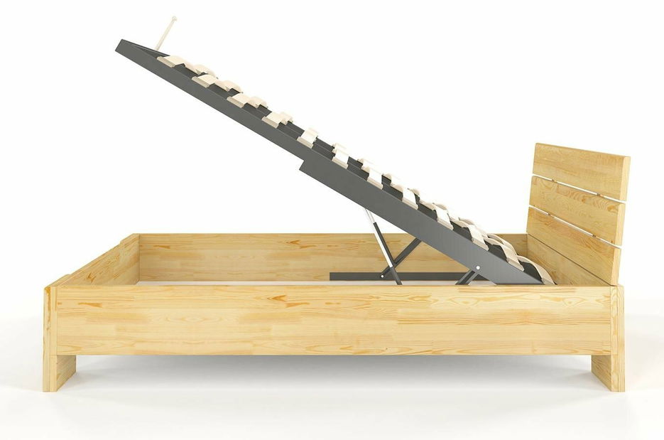 Manželská postel 200 cm Naturlig Tosen High BC (borovice)