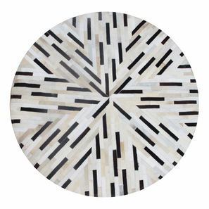 Kožený koberec 150x150 cm Koza typ 8