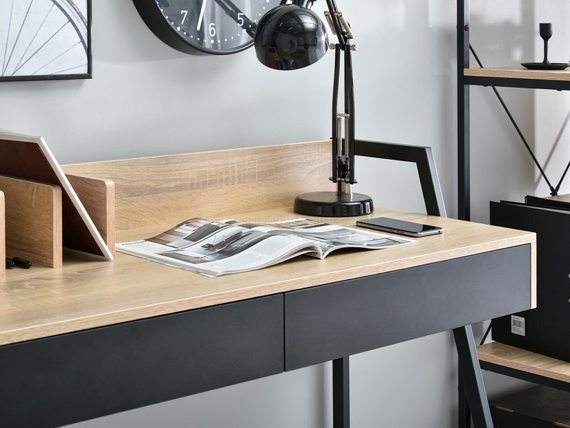 PC stolek Richiel (dub + černá)