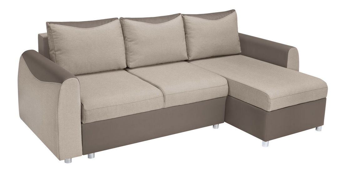 Rohová sedací souprava BRW Jette II LUX 3DL.URCBK (béžová) (P)