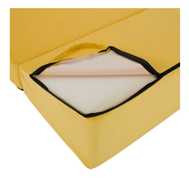 Rozkládací křeslo Viajado (žlutá)