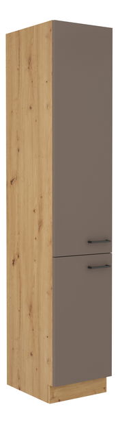 Potravinová kuchyňská skříňka Barb 40 DK-210 2F (dub artisan + truflová)