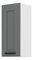 Horní kuchyňská skříňka Lucid 30 G 72 1F (dustgrey + bílá)