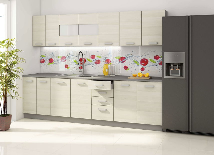 Dvířka na vestavěnou myčku Edison ZM 713 x 446 (bilá)