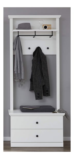 Věšák Brendon (bílá)