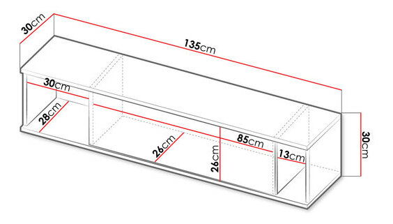 Závěsná skříňka SZ WISZ Moroneza MR06 (hikora)