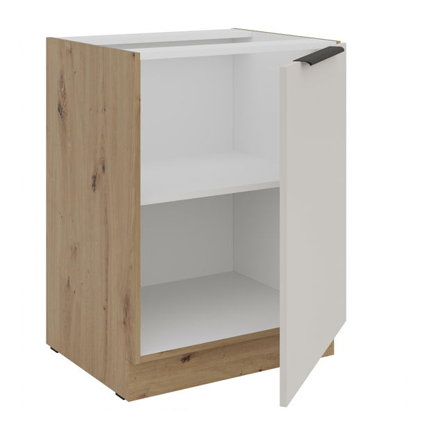 Dolní kuchyňská skříňka Sayla 60 D 1F BB (kašmír + dub artisan)