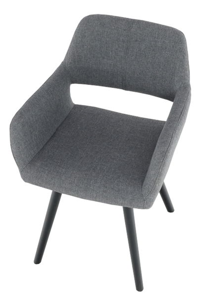 Jídelní židle Godric (tmavě šedá)