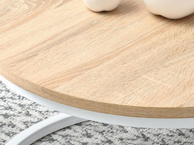 Konferenční stolek Kolja Stolek S (dub sonoma + bílá)