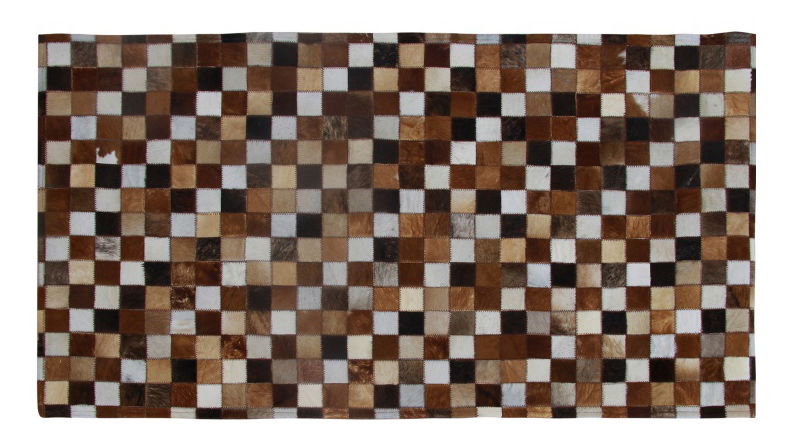 Kožený koberec 80x144 cm Koza typ 3
