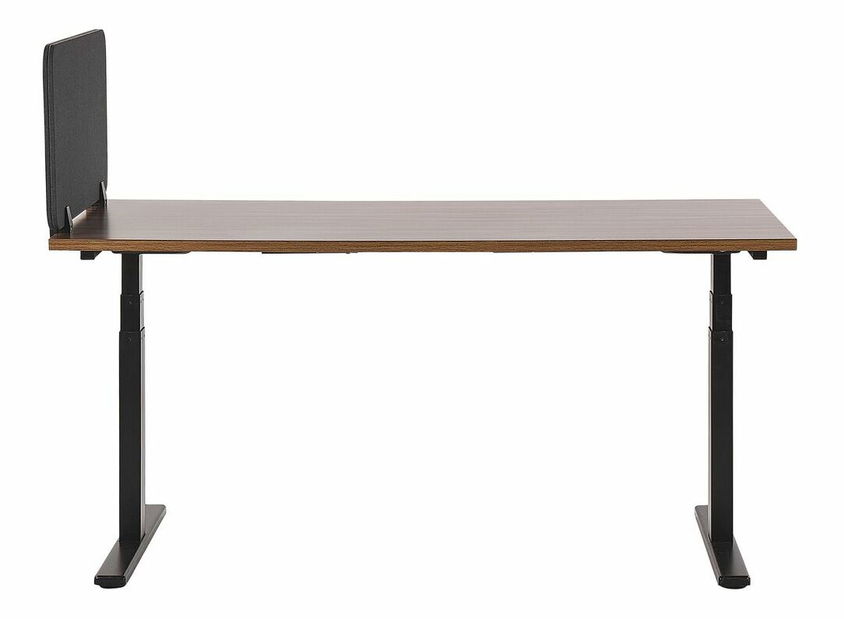 Přepážka na pracovní stůl 160x40 cm Whitley (tmavě šedá)